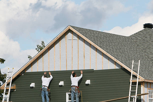 Professional Siding Repair technician working in Harmans, MD